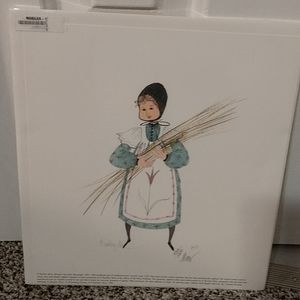 P Buckley Moss lithograph